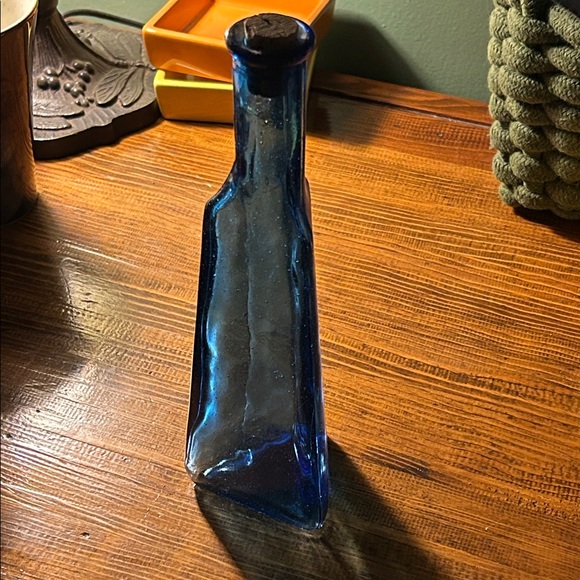 Other - Cobalt Blue Glass Bottle